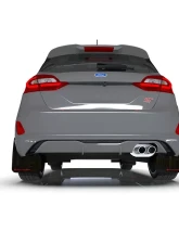 Rally Armor Black UR Mud Flap w/ Red Logo Ford Fiesta ST MK8 2018-2022                                     - MF60-UR-BLK/RD - Image 3