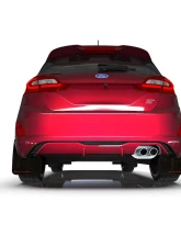 Rally Armor Black UR Mud Flap w/ Red Logo Ford Fiesta ST MK8 2018-2022                                     - MF60-UR-BLK/RD - Image 4