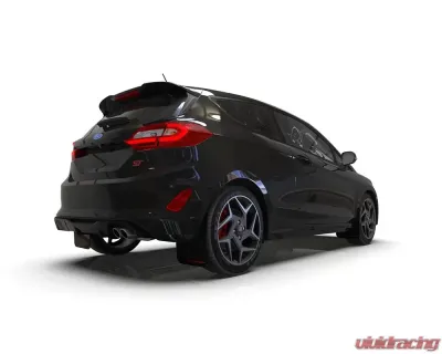 Rally Armor Black UR Mud Flap w/ Red Logo Ford Fiesta ST MK8 2018-2022 - MF60-UR-BLK/RD