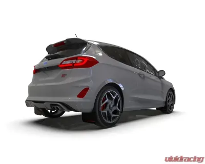 Rally Armor Black UR Mud Flap w/ Red Logo Ford Fiesta ST MK8 2018-2022 - MF60-UR-BLK/RD