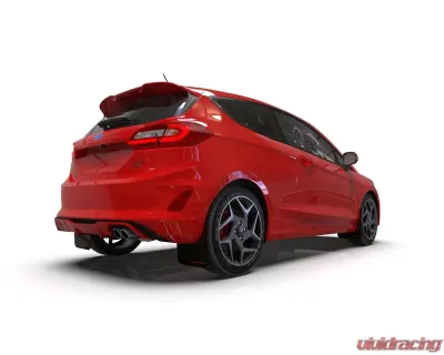 Rally Armor Black UR Mud Flap w/ Red Logo Ford Fiesta ST MK8 2018-2022 - MF60-UR-BLK/RD