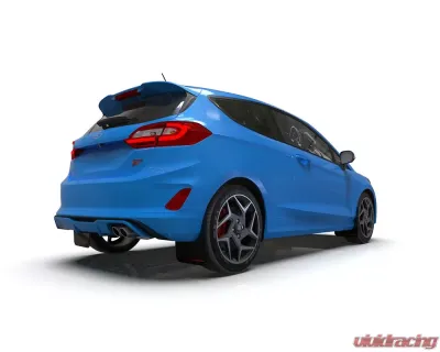 Rally Armor Red UR Mud Flap w/ White Logo Ford Fiesta ST MK8 2018-2022 - MF60-UR-RD/WH