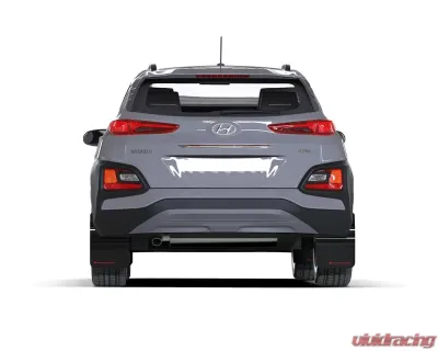 Rally Armor Black UR Mud Flap Red Logo Hyundai Kona 2018-2022 - MF63-UR-BLK/RD