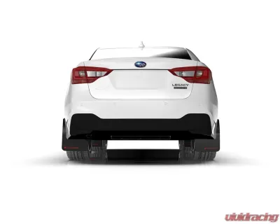 Rally Armor Black UR Mud Flap w/ Red Logo Subaru Legacy 2020-2022 - MF64-UR-BLK/RD