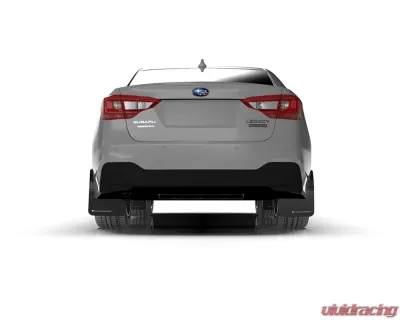 Rally Armor Black UR Mud Flap w/ Red Logo Subaru Legacy 2020-2022 - MF64-UR-BLK/RD