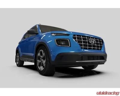 Rally Armor Black Mud Flap Blue Logo Hyundai Venue 2020-2022 - MF65-UR-BLK/BL