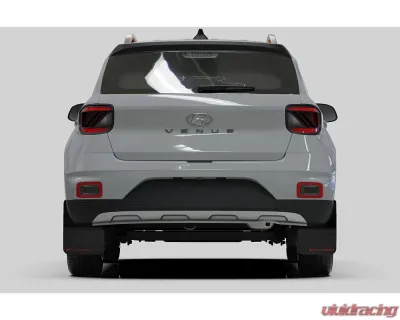 Rally Armor Black Mud Flap Blue Logo Hyundai Venue 2020-2022 - MF65-UR-BLK/BL