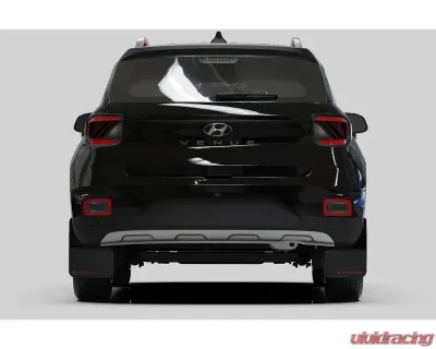 Rally Armor Black Mud Flap Grey Logo Hyundai Venue 2020-2022 - MF65-UR-BLK/GRY