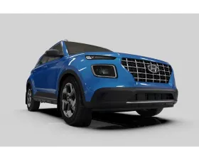 Rally Armor Black Mud Flap Red Logo Hyundai Venue 2020-2022