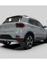 Rally Armor Black Mud Flap Red Logo Hyundai Venue 2020-2022                                     - MF65-UR-BLK/RD - Image 7