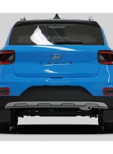 Rally Armor Black Mud Flap White Logo Hyundai Venue 2020-2022                                     - MF65-UR-BLK/WH - Image 4