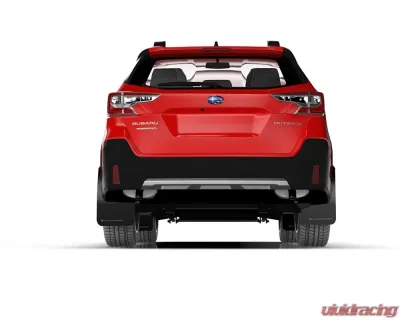 Rally Armor Black UR Mud Flap w/ Blue Logo Subaru Outback 2020-2022 - MF66-UR-BLK/BL