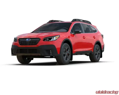 Rally Armor Black UR Mud Flap w/ Blue Logo Subaru Outback 2020-2022 - MF66-UR-BLK/BL