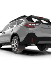 Rally Armor Black UR Mud Flap w/ Blue Logo Subaru Outback 2020-2022                                     - MF66-UR-BLK/BL - Image 6
