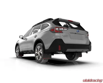 Rally Armor Black UR Mud Flap w/ Blue Logo Subaru Outback 2020-2022 - MF66-UR-BLK/BL