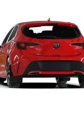 Rally Armor Black UR Mud Flap Red Logo Toyota Corolla Hatchback 2018-2024                                     - MF67-UR-BLK/RD - Image 2