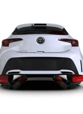 Rally Armor Black UR Mud Flap Red Logo Toyota Corolla Hatchback 2018-2024                                     - MF67-UR-BLK/RD - Image 10