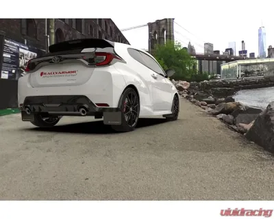 Rally Armor Black Mud Flap w/ Grey Logo Toyota GR Yaris Hatchback 2020-2022 - MF74-UR-BLK/GRY