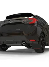 Rally Armor Black Mud Flap w/ Red Logo Toyota GR Yaris Hatchback 2020-2022                                     - MF74-UR-BLK/RD - Image 4