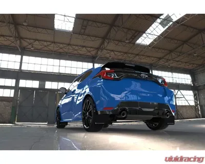 Rally Armor Black Mud Flap w/ Red Logo Toyota GR Yaris Hatchback 2020-2022 - MF74-UR-BLK/RD