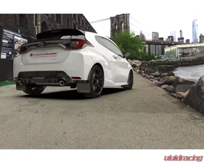 Rally Armor Black Mud Flap w/ Red Logo Toyota GR Yaris Hatchback 2020-2022 - MF74-UR-BLK/RD