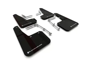 Rally Armor Black Mud Flap w/ White Logo Toyota GR Yaris Hatchback 2020-2022