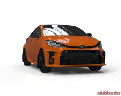 Rally Armor Black Mud Flap w/ White Logo Toyota GR Yaris Hatchback 2020-2022 - MF74-UR-BLK/WH