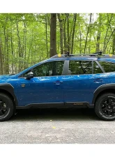 Rally Armor Black Mud Flap Blue Logo Subaru Outback Wilderness 2022                                     - MF76-UR-BLK/BL - Image 6