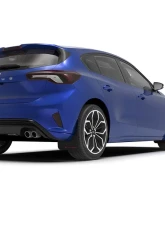 Rally Armor Black UR Mud Flap w/ Red Logo Ford Focus ST MK4 Hatch 2019-2022                                     - MF77-UR-BLK/RD - Image 2