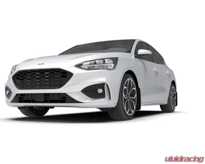 Rally Armor Black UR Mud Flap w/ Red Logo Ford Focus ST MK4 Hatch 2019-2022 - MF77-UR-BLK/RD