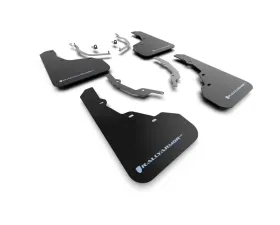 Rally Armor Black Mudflap with Light Blue Logo Hyundai Santa Cruz 2022