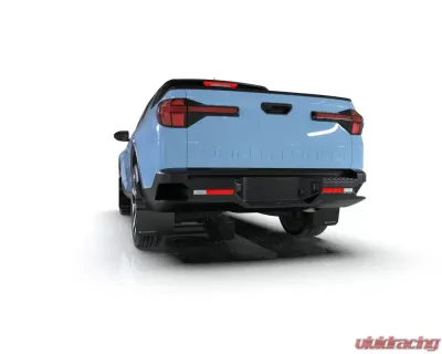 Rally Armor Black Mudflap with Light Blue Logo Hyundai Santa Cruz 2022 - MF78-UR-BLK-ABL