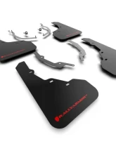Rally Armor Black UR Mudflap with Red Logo Hyundai Santa Cruz 2022                                     - MF78-UR-BLK-RD - Image 3