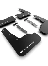 Rally Armor Black UR Mudflap with White Logo Hyundai Elantra N | N Line 2022                                     - MF79-UR-BLK-WH - Image 3
