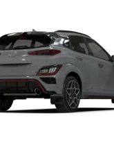 Rally Armor Black UR Mudflap with Grey Logo Hyundai Kona N 2022                                     - MF83-UR-BLK-GRY - Image 3