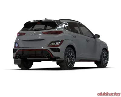 Rally Armor Black UR Mudflap with Grey Logo Hyundai Kona N 2022 - MF83-UR-BLK-GRY