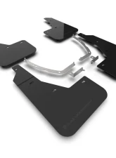 Rally Armor Black Mudflap with Metallic Black Logo Hyundai Ioniq 5 2022                                     - MF87-UR-BLK-MBK - Image 3