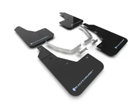 Rally Armor Black Mudflap with Light Blue Logo Hyundai Ioniq 5 2022