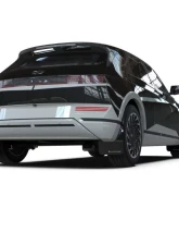 Rally Armor Black Mudflap with Light Blue Logo Hyundai Ioniq 5 2022                                     - MF87-UR-BLK-PBL - Image 2