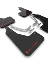 Rally Armor Black Mudflap with Red Logo Hyundai Ioniq 5 2022                                     - MF87-UR-BLK-RD - Image 3