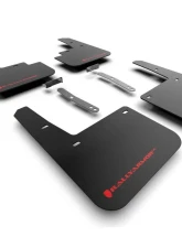 Rally Armor Black UR Mudflap with Red Logo Hyundai Kona N Line 2022                                     - MF93-UR-BLK-RD - Image 3