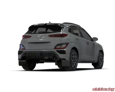 Rally Armor Black UR Mudflap with Red Logo Hyundai Kona N Line 2022 - MF93-UR-BLK-RD