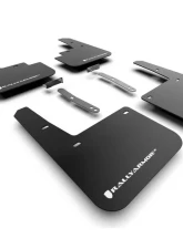 Rally Armor Black UR Mudflap with White Logo Hyundai Kona N Line 2022                                     - MF93-UR-BLK-WH - Image 3