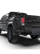 Rally Armor Black Mudflap with Metallic Black Logo Toyota Tacoma 2016-2022                                     - MF94-BLK-MBK - Image 2