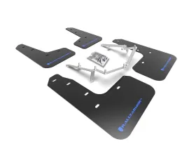 Rally Armor Black Mud Flap with Blue Logo Honda Civic Civic EX | EX-L | LX (Hatchback) 2017-2021