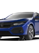 Rally Armor Black Mud Flap with Blue Logo Honda Civic Civic EX | EX-L | LX (Hatchback) 2017-2021                                     - MF71-UR-BLK/BL - Image 3