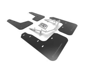 Rally Armor Black Mud Flap with Dark Grey Logo Honda Civic EX | EX-L | LX (Hatchback) 2017-2021