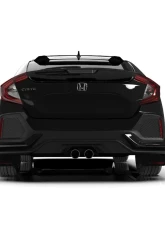 Rally Armor Black Mud Flap with Red Logo Honda Civic Civic EX | EX-L | LX (Hatchback) 2017-2021                                     - MF71-UR-BLK/RD - Image 2