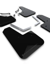 Rally Armor Black UR Mud Flap w/ Grey Logo (Will Not Fit CX-5) Mazda CX-50 2024                                     - MF107-UR-BLK-GRY - Image 2