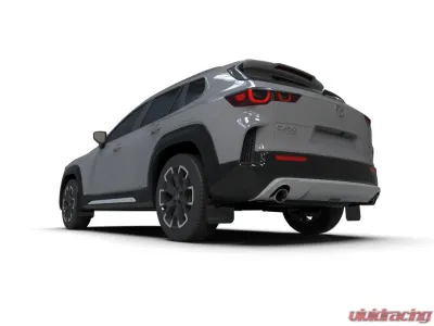 Rally Armor Black UR Mud Flap w/ Grey Logo (Will Not Fit CX-5) Mazda CX-50 2024 - MF107-UR-BLK-GRY